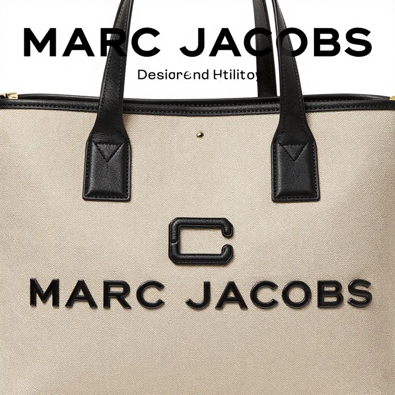 The distinct design elements that define the Marc Jacobs Tote Purse.