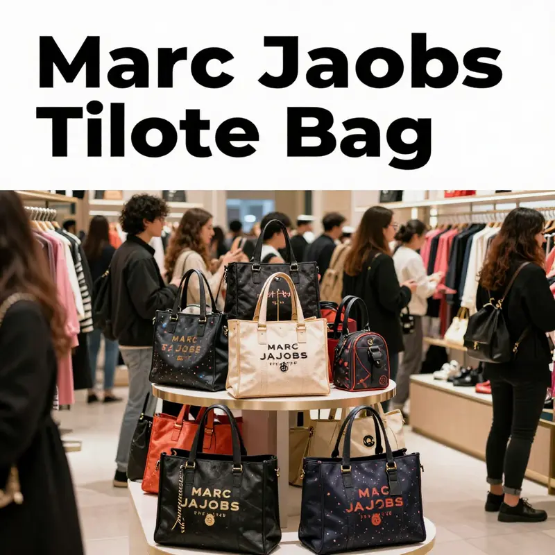 The Marc Jacobs Tote Bag, an emblem of timeless fashion and craftsmanship.