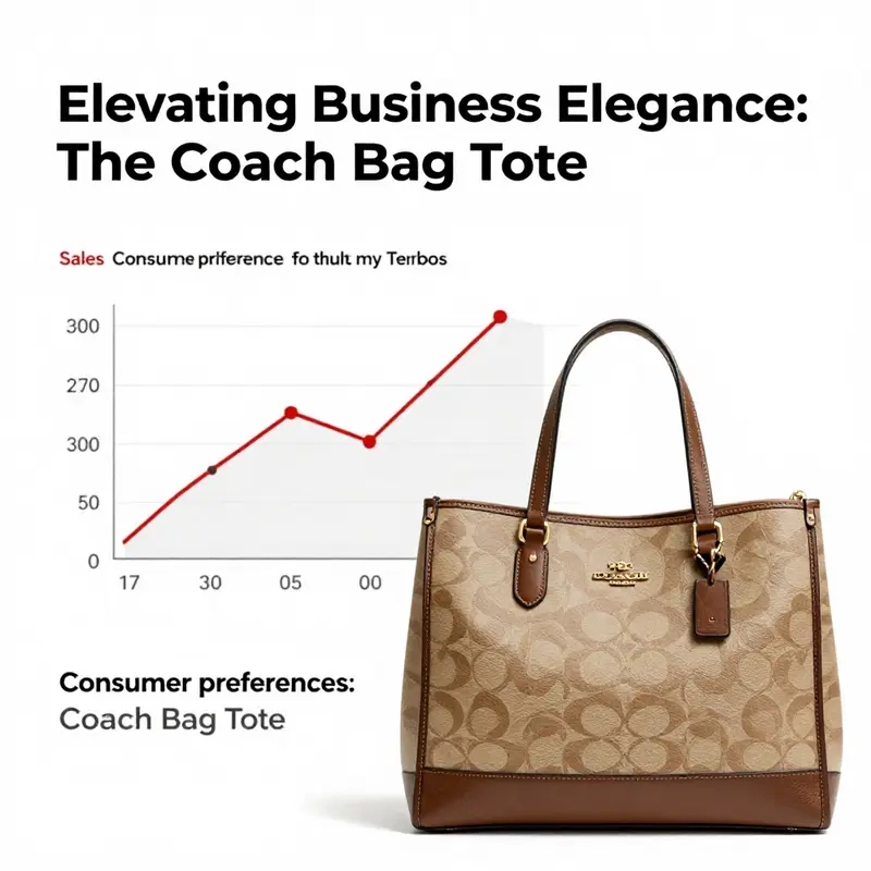 Detailing the artisanal craftsmanship of the Coach Bag Tote, emphasizing material quality and design.