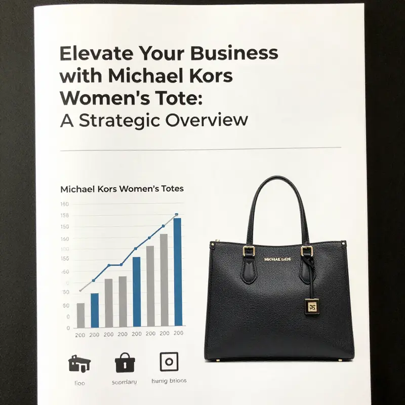 The MK Voyager Women’s Tote exemplifies stylish design and practical functionality.