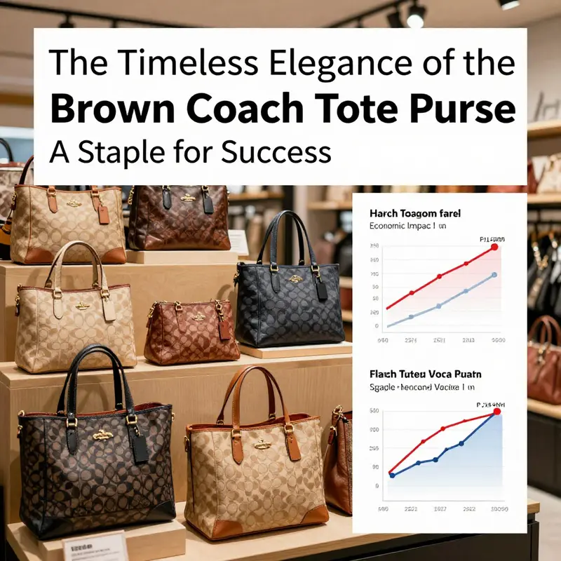 The intricate craftsmanship and luxurious materials of the Brown Coach Tote.