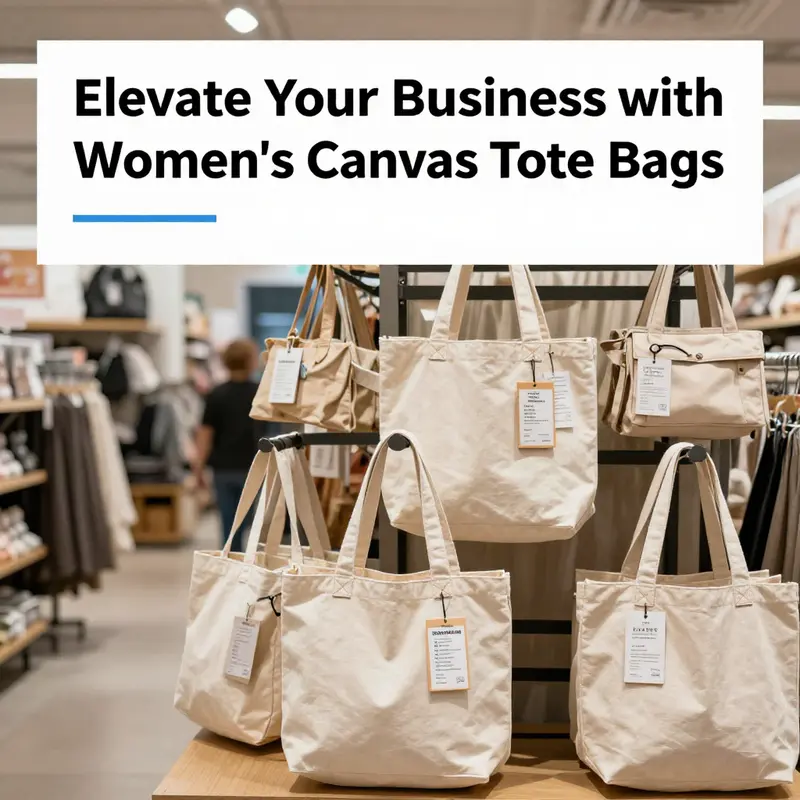 A collection showcasing the diversity of women’s canvas tote styles and their specific uses.