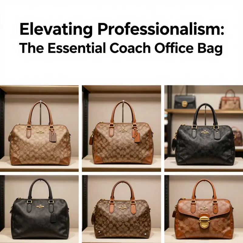 An organized interior of a Coach Willow Tote Bag, showcasing its spacious design for office essentials.