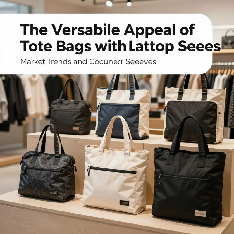 A business owner confidently carrying a tote bag, showcasing its blend of style and functionality in an urban setting.