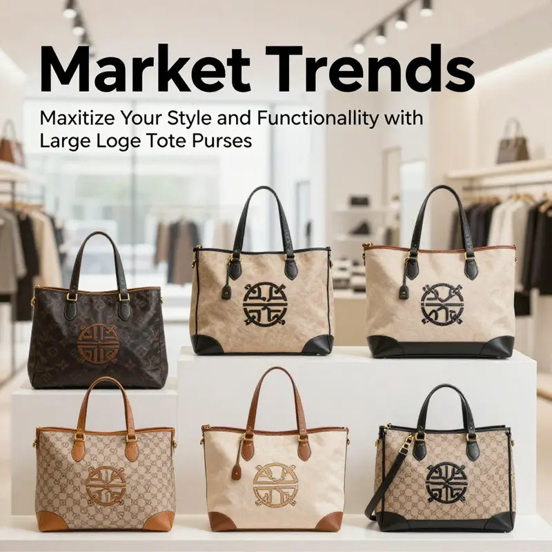 A visual comparison highlighting the organized approach of large tote purses versus traditional large bags.