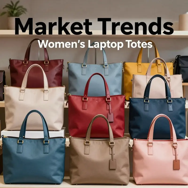 A closer look at the stylish design features of women’s laptop totes.