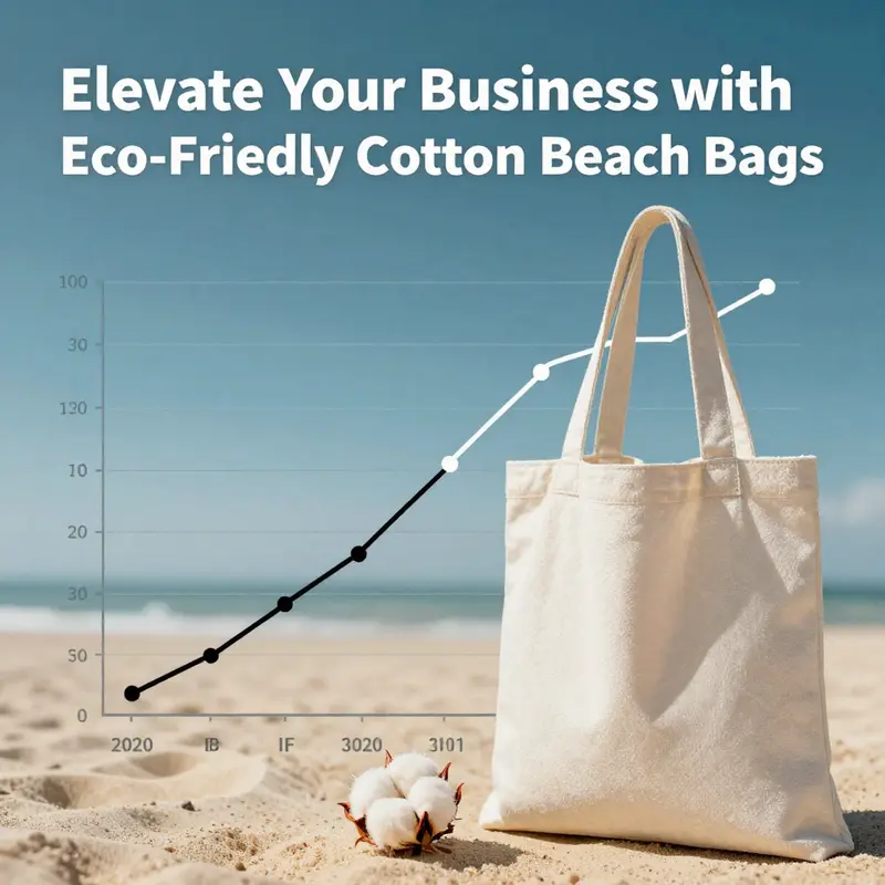Colorful cotton beach bags enhance the eco-friendly lifestyle while carrying essentials.