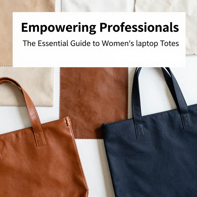 Women showcasing an array of laptop totes that highlight the evolution and diversity of designs over the years.