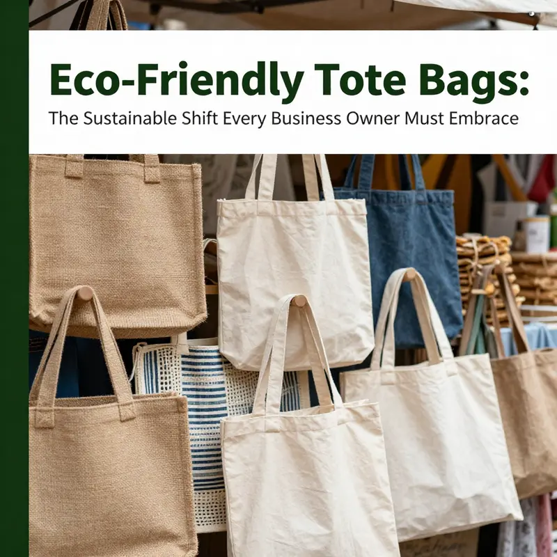A colorful assortment of eco-friendly tote bags made from diverse materials, showcasing their eco-conscious appeal.