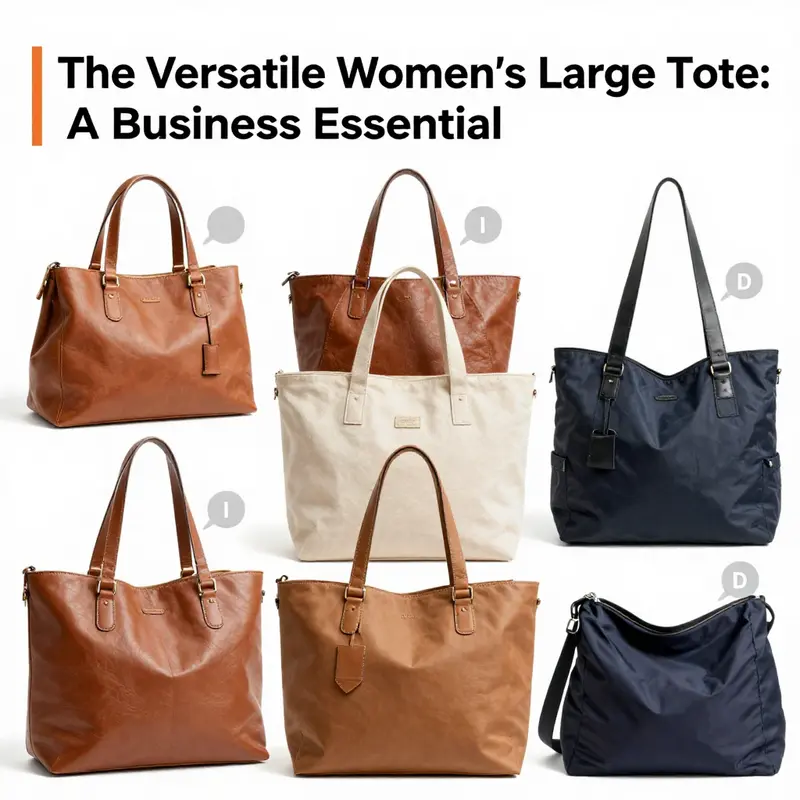 Various materials used in women’s large totes, highlighting their unique features and appeal.