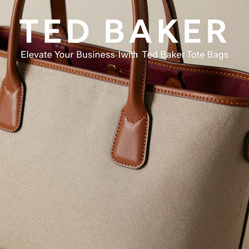 An array of Ted Baker tote bags highlighting their sophisticated design features.