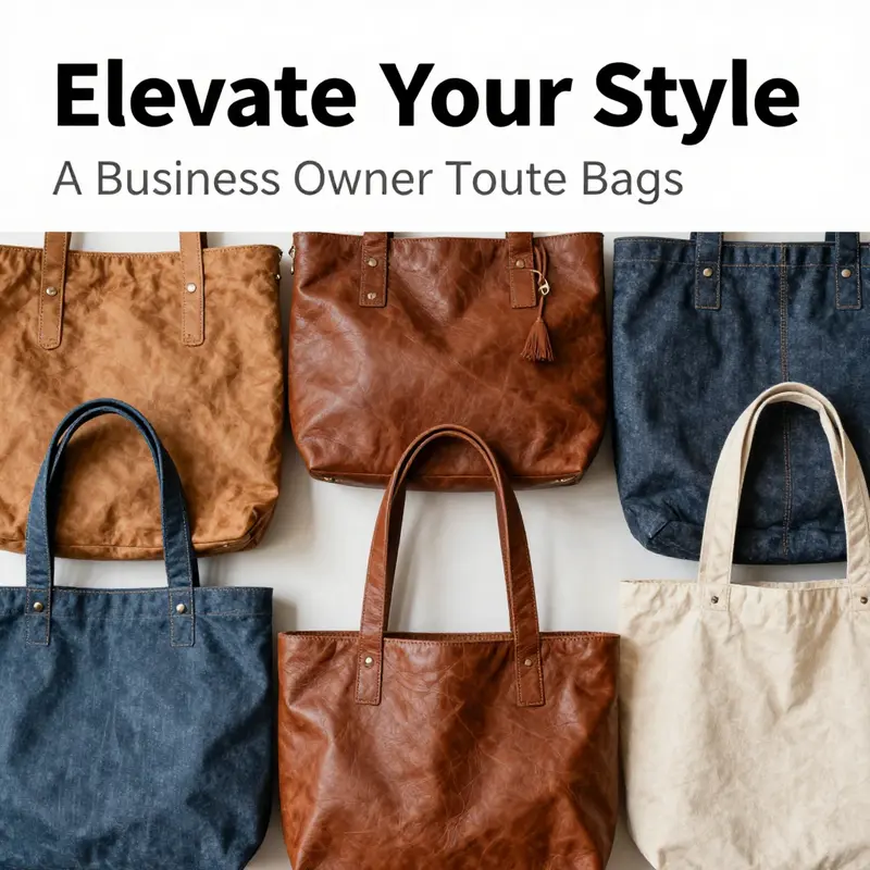 A business owner effortlessly integrating a casual tote into their professional outfit.