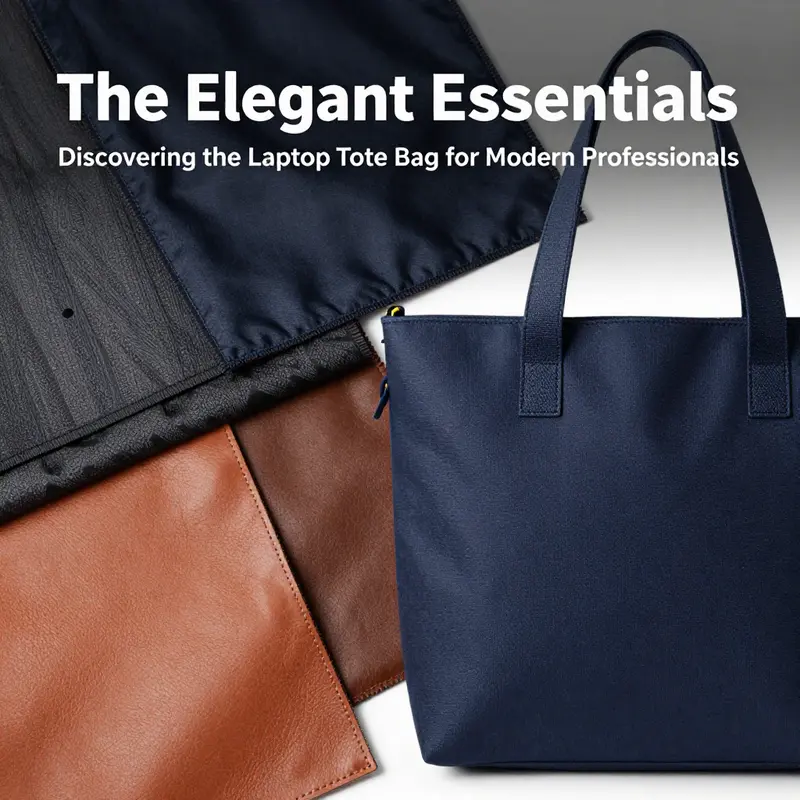 A laptop tote bag highlighting ergonomic design and sophisticated aesthetics, perfect for the modern professional.