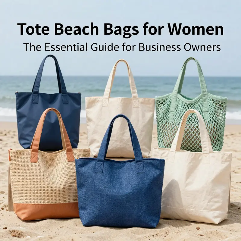 A diverse selection of materials used in tote beach bags, emphasizing durability and water resistance.