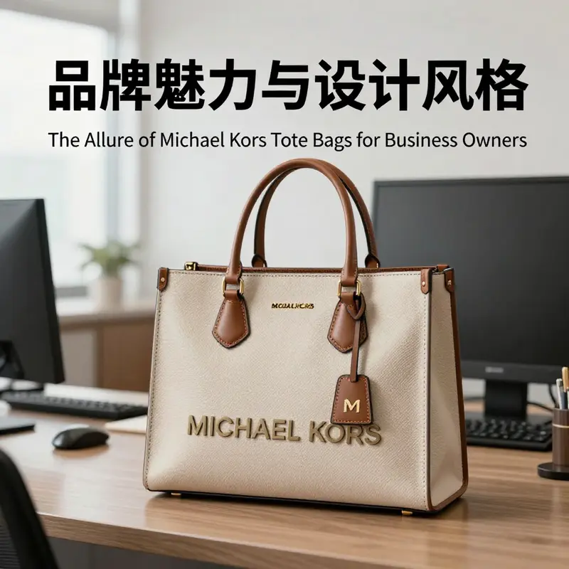 The elegant design and brand appeal of Michael Kors tote bags shine in professional settings.