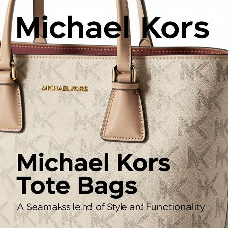 An elegant representation of the Michael Kors tote bag collection, highlighting various styles.