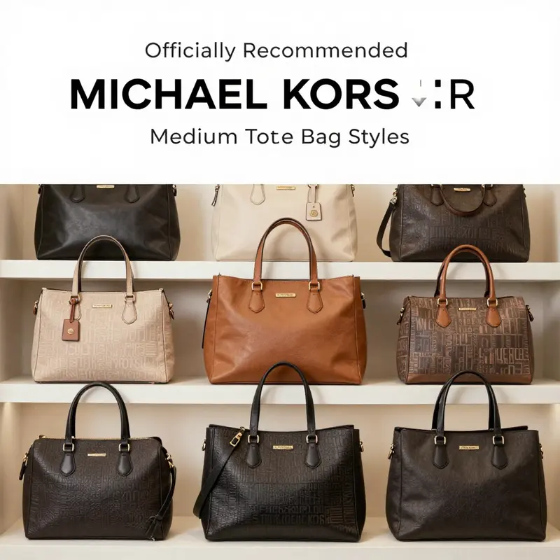 Officially recommended styles of Michael Kors medium tote bags reflecting elegance and practicality.
