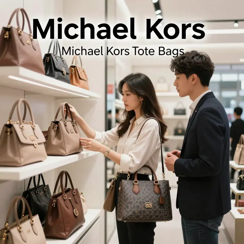 Michael Kors brand ethos showcased through elegant designs in a professional setting.