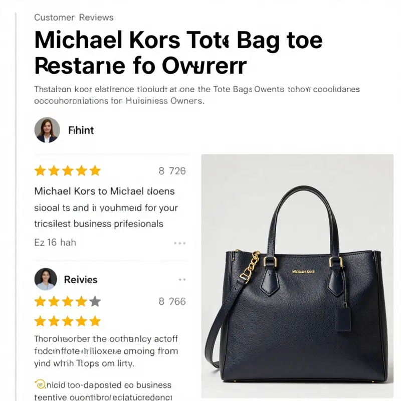 An iconic Michael Kors tote bag displayed in an urban setting, reflecting its luxurious appeal.