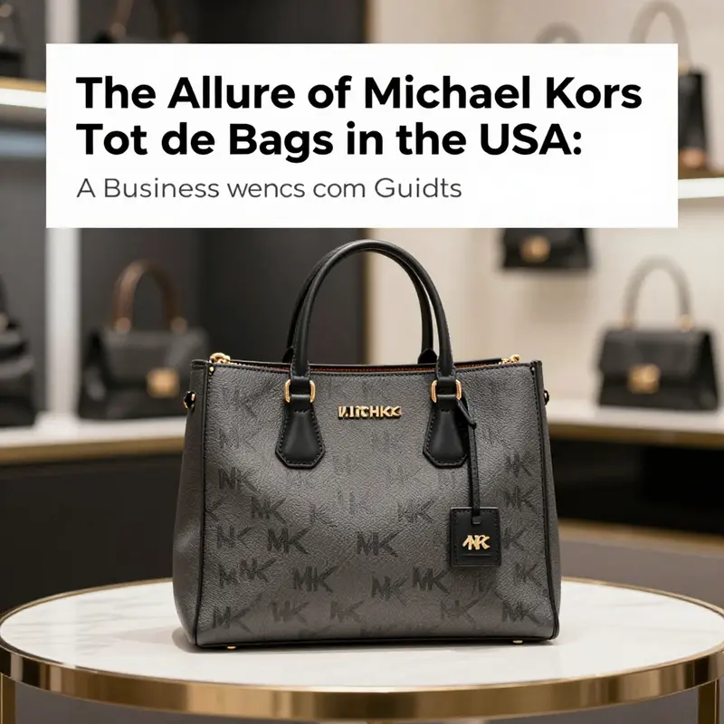 A striking Michael Kors tote bag displayed elegantly, reflecting the brand's sophistication.