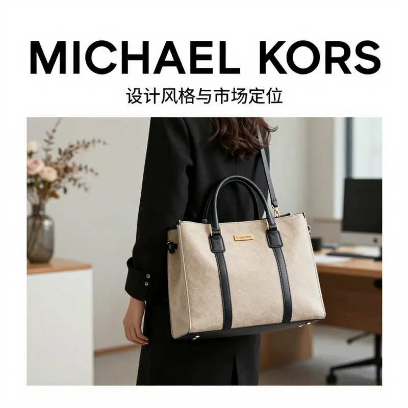 Detailed view of the MICHAEL KORS Mirella large canvas tote showcasing its stylish design and logo.
