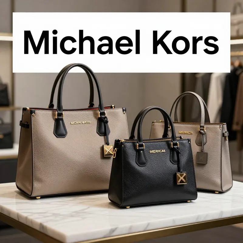 A showcase of popular Michael Kors tote models that exemplify luxury and style.