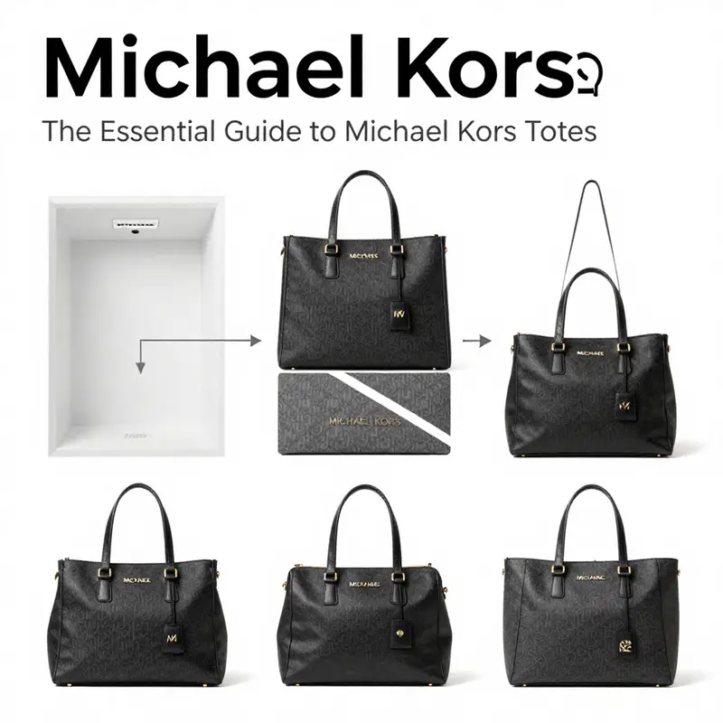 A showcase of popular Michael Kors tote models that exemplify luxury and style.