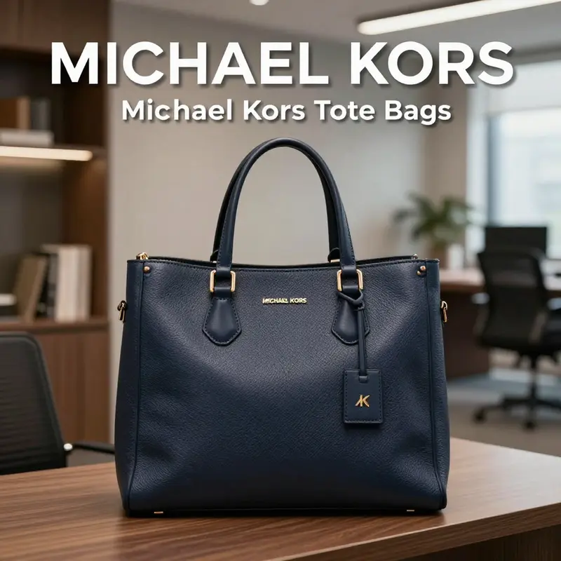 The iconic Michael Kors Mercer tote, a favorite among business professionals for its blend of luxury and functionality.