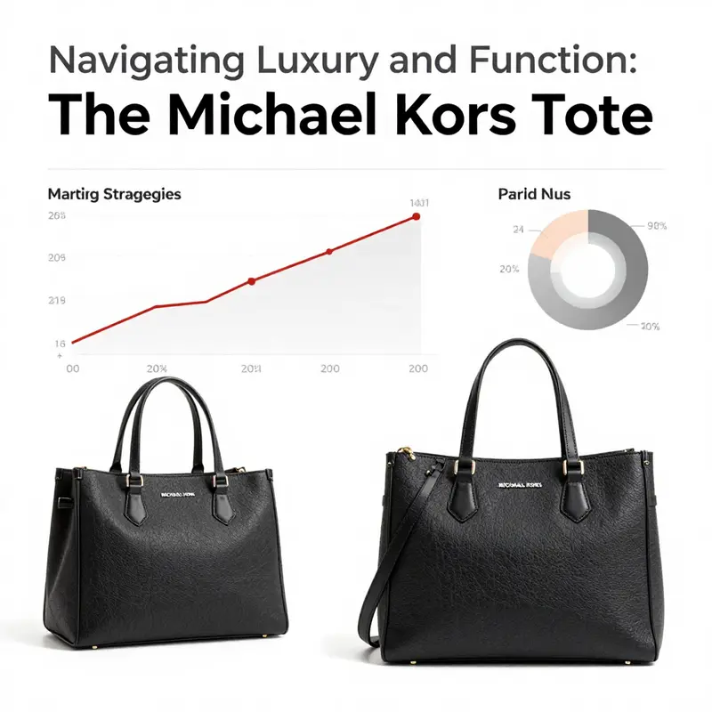 A diverse collection of Michael Kors tote bags highlighting various designs and colors.