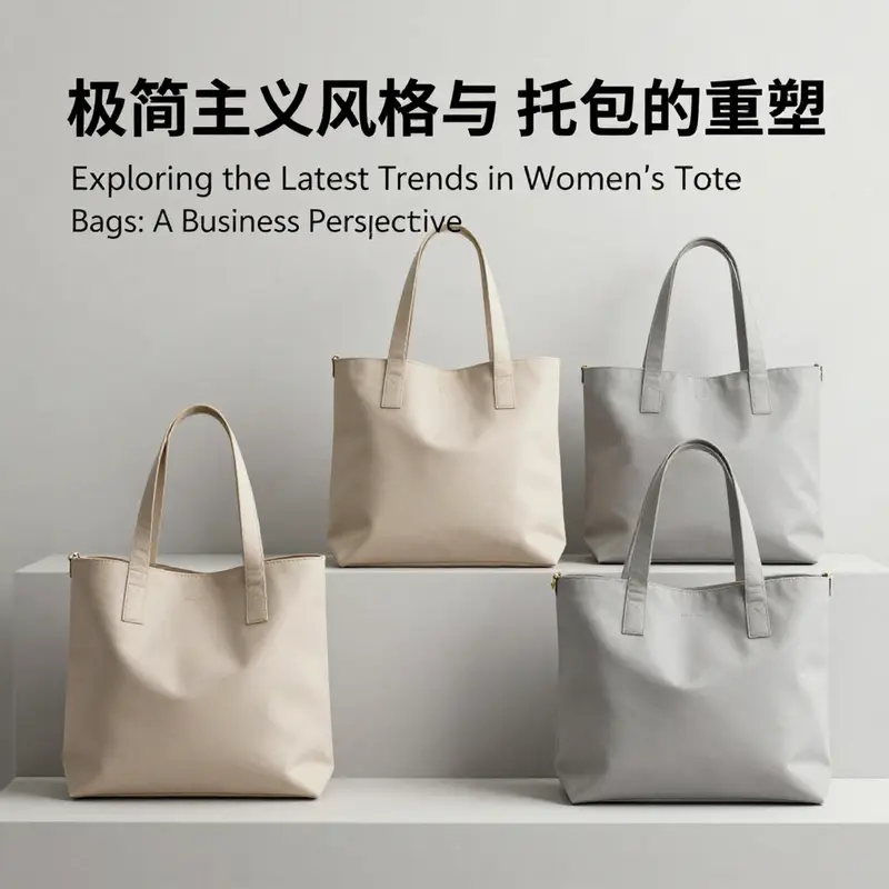A selection of minimalist tote bags embodying simplicity and practicality.