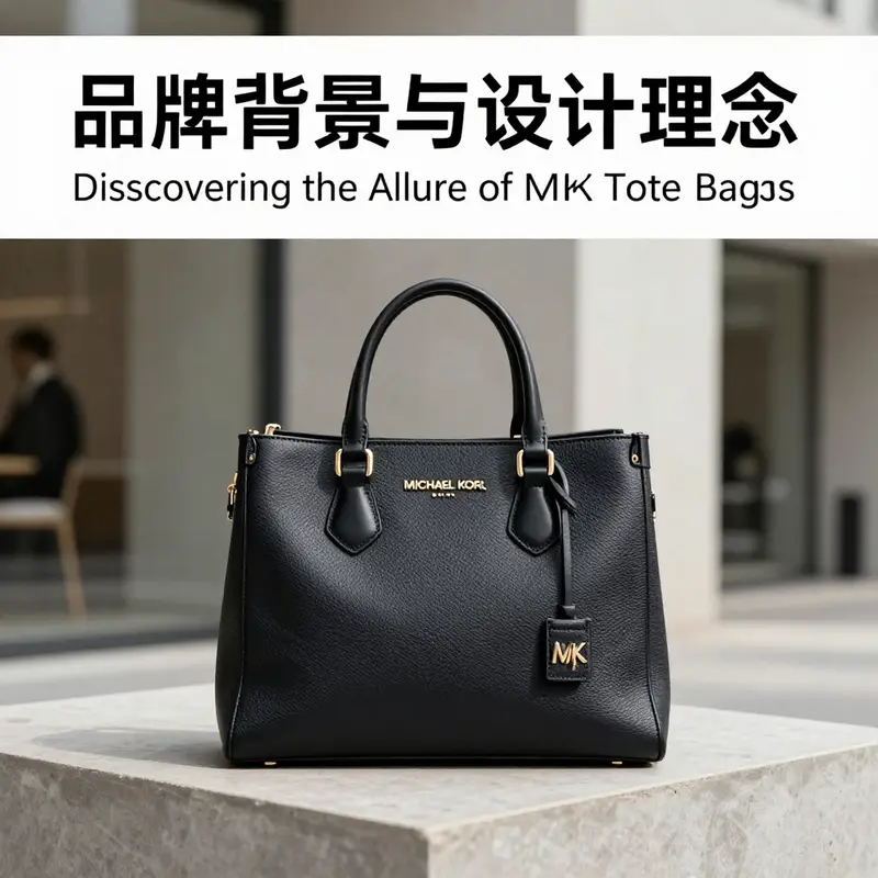 The elegance and design of an MK tote bag in an urban setting, highlighting its appeal.