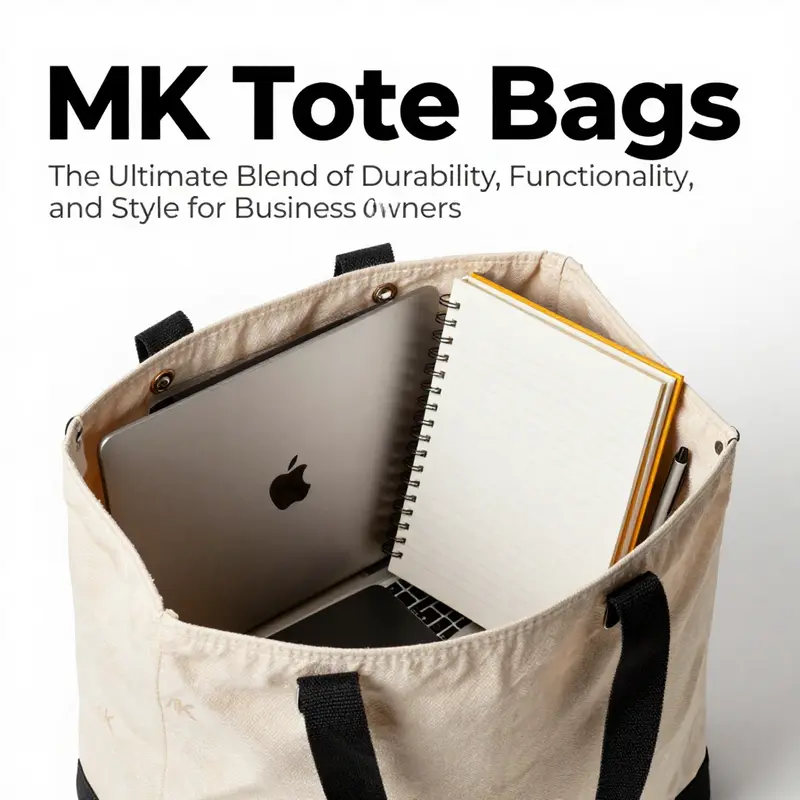A variety of MK tote bags made from durable materials, showcasing their resilience and craftsmanship.