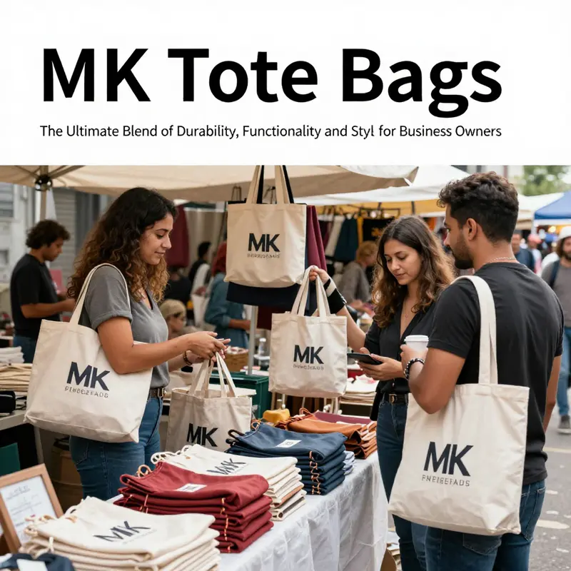 A variety of MK tote bags made from durable materials, showcasing their resilience and craftsmanship.