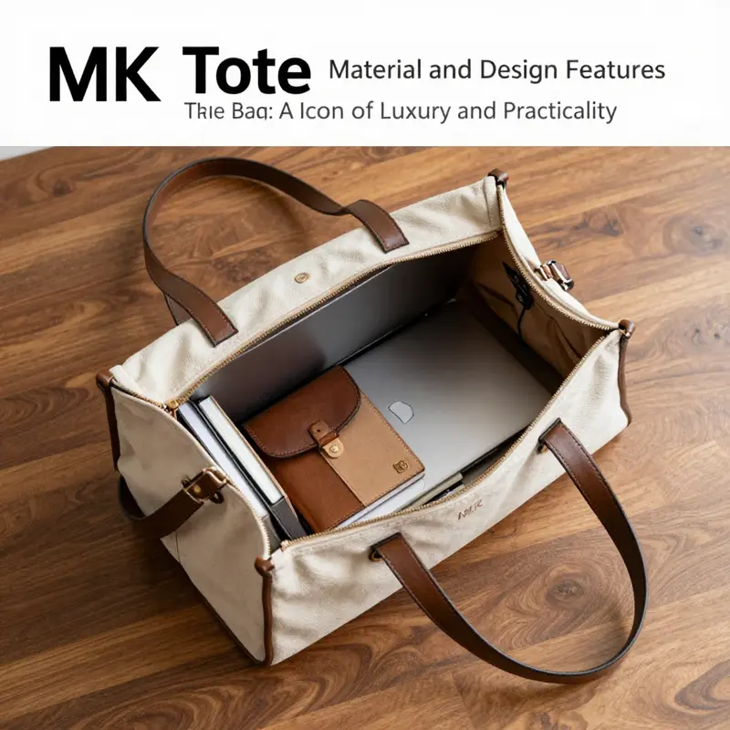 An MK Tote showcased in a boutique, symbolizing its significant evolution in fashion history.