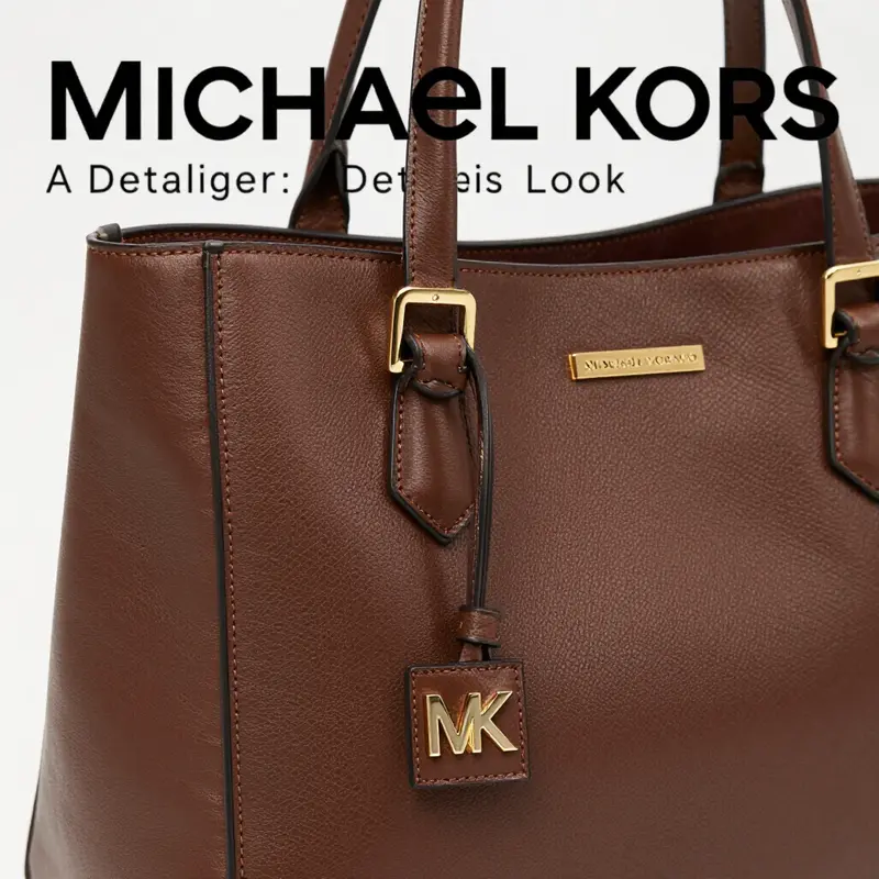 The MK Voyager Women’s Tote exemplifies stylish design and practical functionality.