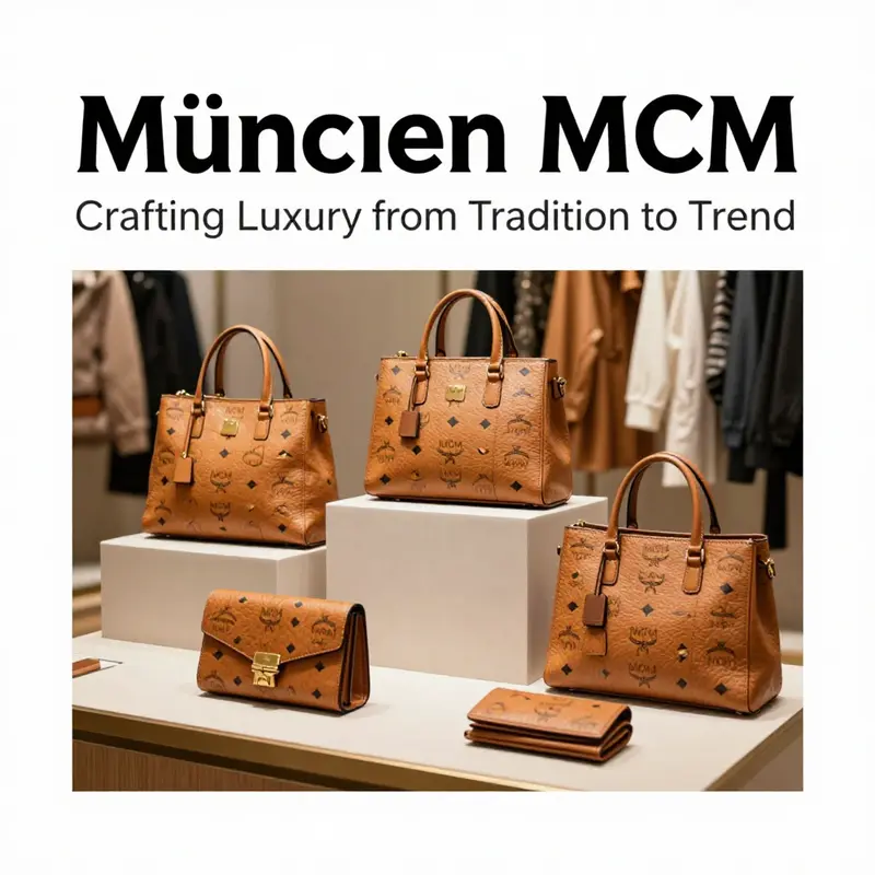 The historic evolution of München MCM, highlighting its roots and growth in the luxury sector.