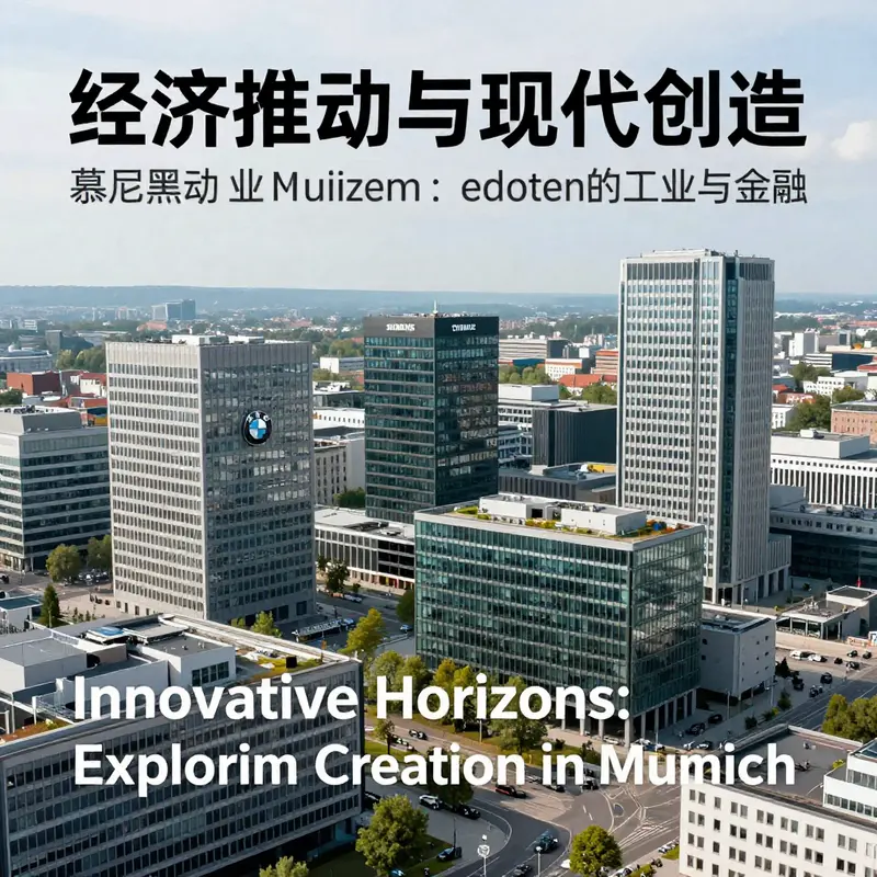 A blend of Munich’s historical and modern architecture highlights the city’s vibrant spirit of innovation.