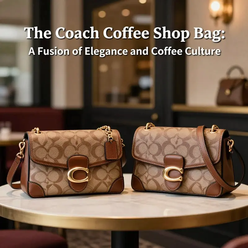 The Coach Coffee Shop Bag embodies the perfect fusion of luxury fashion and vibrant coffee culture.