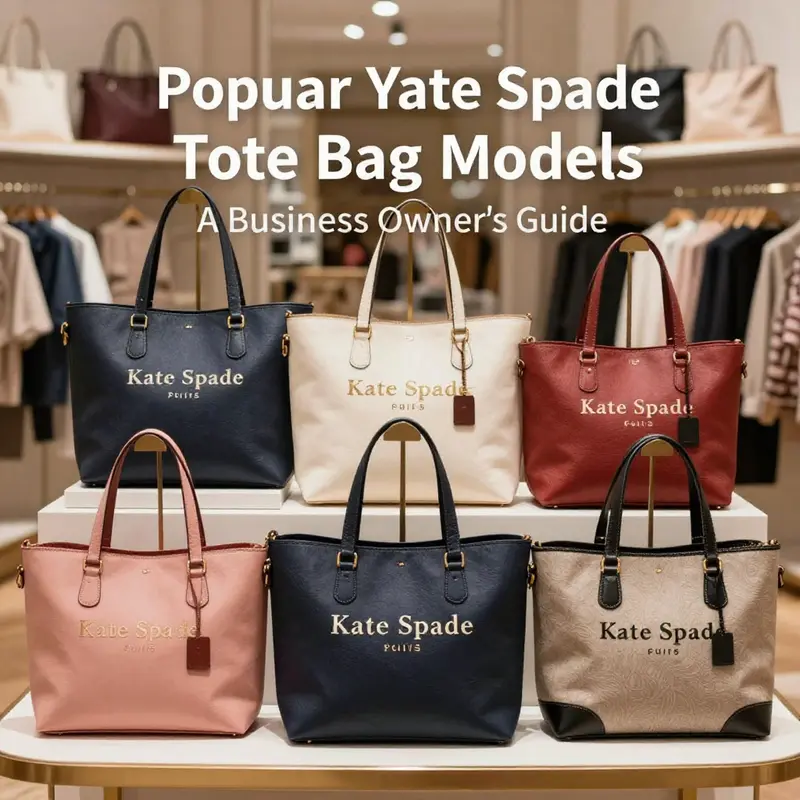 A collection of Kate Spade tote bags highlighting their unique designs and playful aesthetics.
