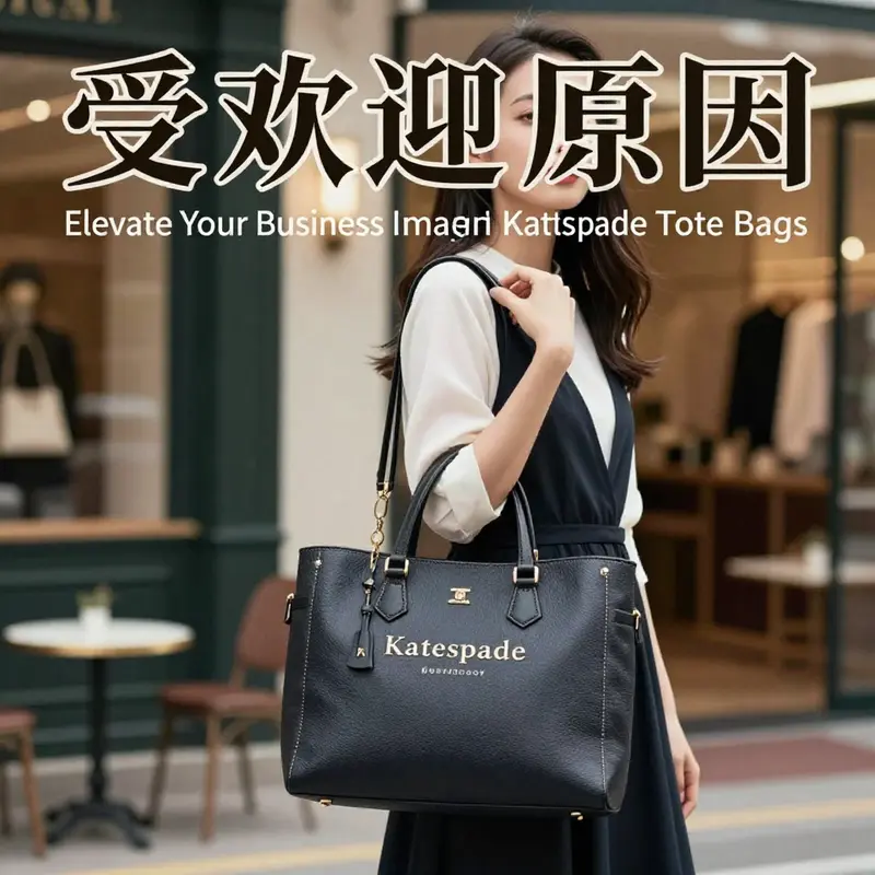 A young professional embodies the spirit of Katespade Tote, perfectly suited for modern businesswomen.