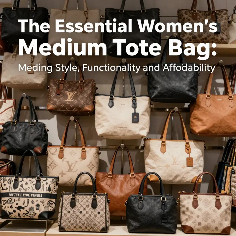 Luxury women’s medium tote bags from renowned brands emphasizing design and craftsmanship.
