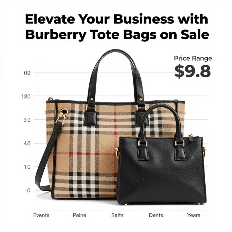 Explore the latest discounts on premium Burberry tote bags to elevate your product offerings.