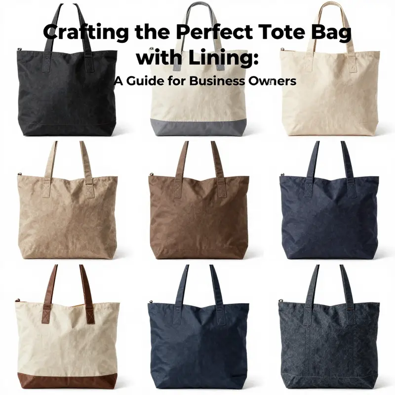 Materials required for crafting a tote bag, showcasing various fabrics and sewing tools.