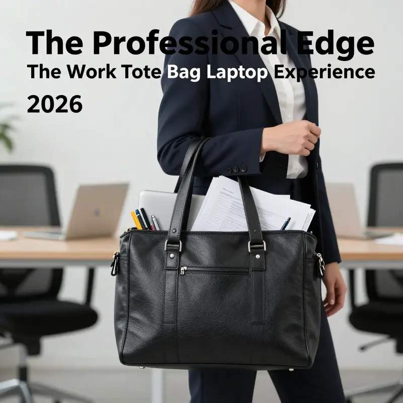 A professional woman exemplifying the perfect work tote choice and its impact on career image.