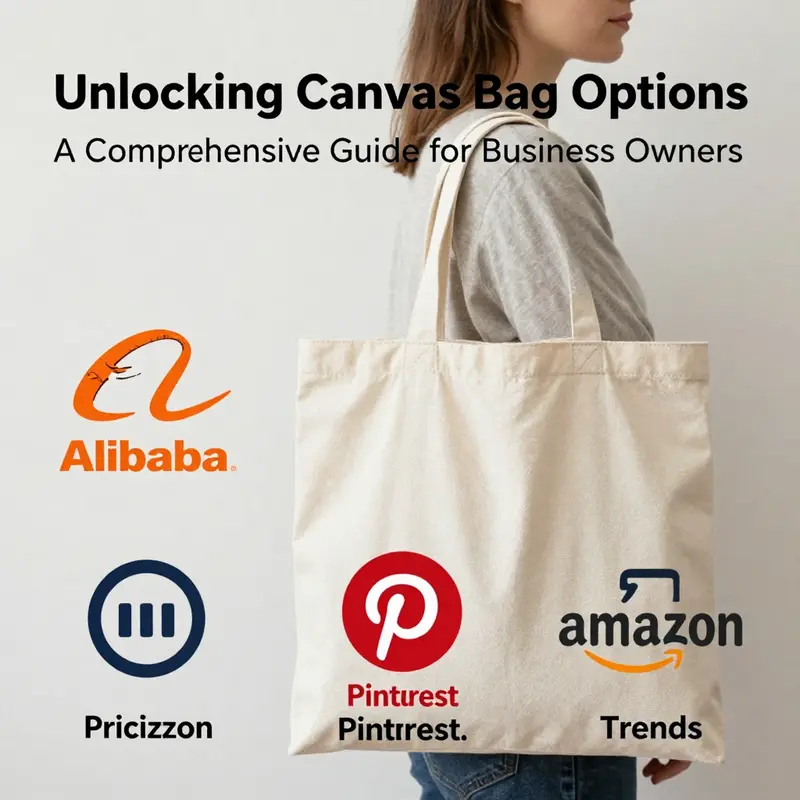 A wide array of canvas bags available for purchase on Alibaba, showcasing bulk options and diverse styles.