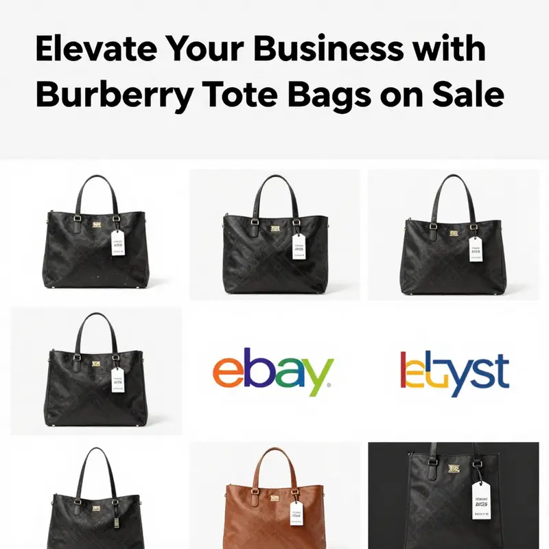 Explore the latest discounts on premium Burberry tote bags to elevate your product offerings.