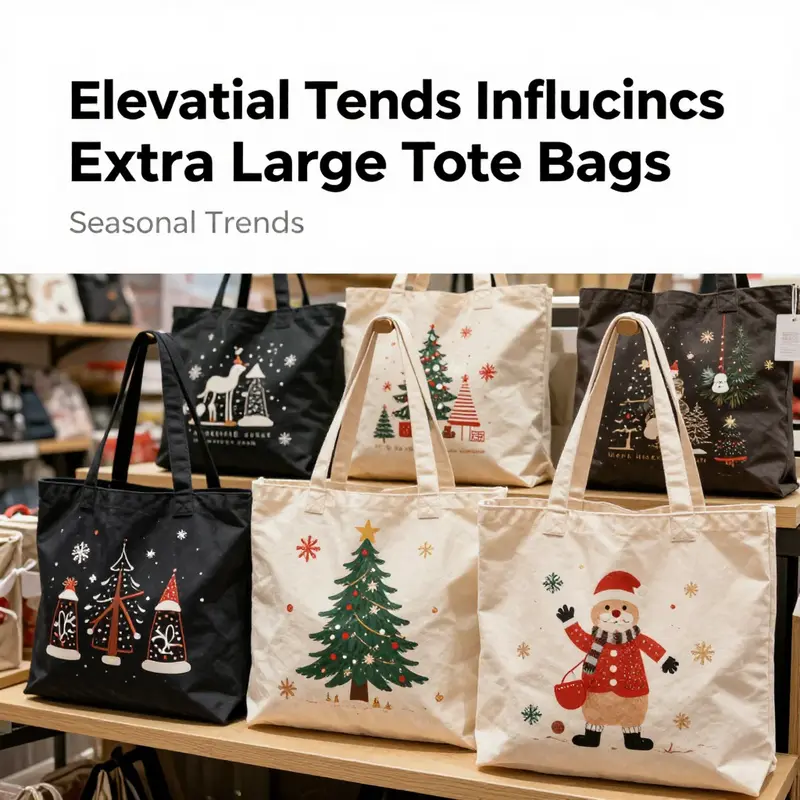 An extra large tote bag showcasing both style and utility in a business environment.