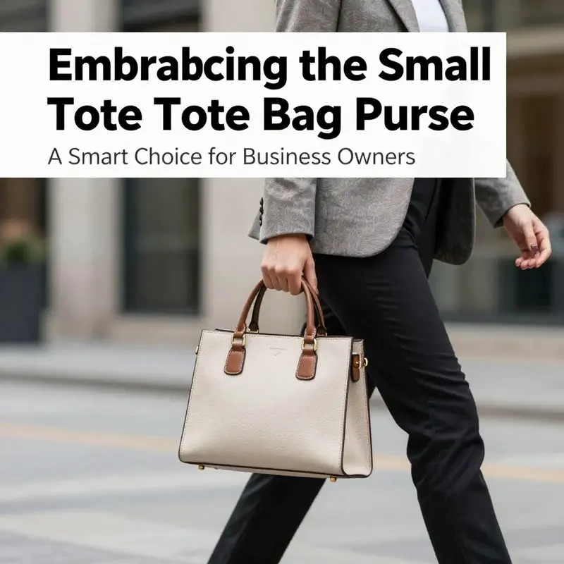 The small tote bag purse is a perfect blend of elegance and utility for everyday business use.
