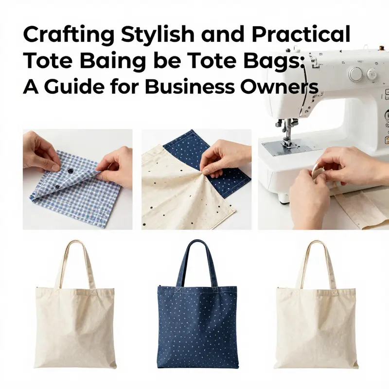 Explore different fabric options for crafting stylish tote bags to enhance your business branding.