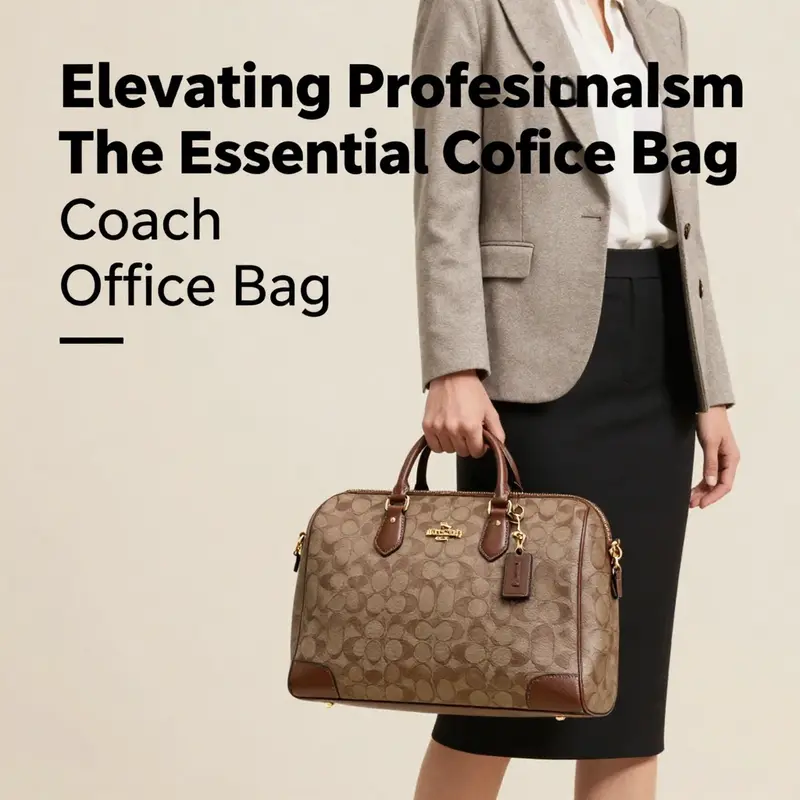 An organized interior of a Coach Willow Tote Bag, showcasing its spacious design for office essentials.